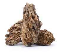 FISCAPE 10-12 Inches Natural Dragon Stone 3 PCS Extra Large Aquarium Rocks for Aquascaping, Aquarium Landscaping, Terrariums, Fish Tank Decoration, Vivariums, Paludarium, Amphibian Enclosures