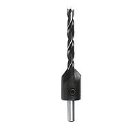 Fisch 06303-01203 Wood Twist Drill/Countersink, 0 V, Silver/Black, 3/16 x 63 mm