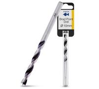 Fisch Brad Point Drill Bits (10mm x 133mm) - Premium Drill Bits for Soft, Hard, Veneered and Laminated Wood, MDF and Acrylic Glass - Beveled Edge for Fast, Easy Cutting - FSF-004097 - Made in Austria
