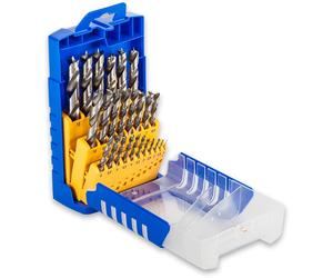 FISCH 25 Piece HSS Brad Point Drill Bit Set