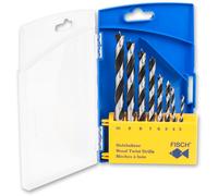 FISCH 8 piece SP Brad Point Drill Bit Set