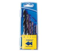 Fisch Brad Point Drill Bits (7mm x 109mm) - Premium Drill Bits for Soft, Hard, Veneered and Laminated Wood, MDF and Acrylic Glass - Beveled Edge for Fast, Easy Cutting - FSF-004028 - Made in Austria