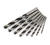 Fisch - FSF-134893 FSF-328094 3-10mm Set of Chrome Vanadium Brad Point Drill Bits, 8-Piece