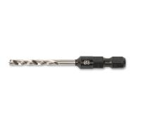FISCH HSS Brad Point Drill Bit Hex Shank 3 mm