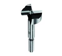 Fisch Universal Forstner Bit (34mm) - Best Speed-Cutter with Center Point, 2 Cutters, 2 Spurs and Reduced Cylindrical Shank - Crafted from Tool Steel for Edge Protection - FSC-012016 - Made in Austria