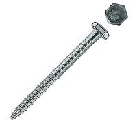 Fischer 080404 7 x 65 mm 6 Edge Safety Screw - Zinc (200-Piece)