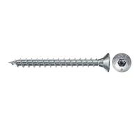 fischer 200 x Chipboard Screws Power-Fast II 3.0 x 30 Countersunk Head with Inner Star TX Fully Threaded Galvanised Blue Passivated (Item No. 670012)