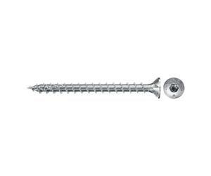 fischer 200 x Chipboard Screws Power-Fast II 3.0 x 30 Countersunk Head with Inner Star TX Fully Threaded Galvanised Blue Passivated (Item No. 670012)