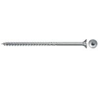 fischer 200 x Chipboard Screws Power-Fast II 5.0 x 80 Countersunk Head with Inner Star TX Partial Thread Galvanised Blue Passivated (Item No. 670383)