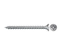 fischer 300 x Chipboard Screws Power-Fast II 3.5 x 25 mm Countersunk Head with Phillips Full Thread Galvanised Blue Passivated (Item No. 670112)