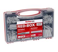 Fischer 40991 SX & UX R Wall Plugs Assortment RED-BOX Pack of 290 PCS