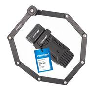 Fischer 50385 Faltschloss Folding Lock, Black, 110 cm