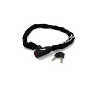 FISCHER 50463 Unisex Adult Chain Lock Neoprene 100 cm 6 mm Key Bicycle Lock, Normal