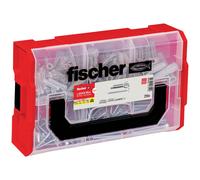 Fischer 532893 FIXtainer Assorted Dowels, 240 Parts, Stackable, So...