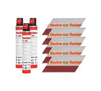 fischer FF NFP 1st Fix Clipped Head Framing Nails - Galvanised - With Gas