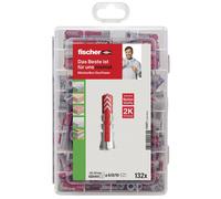 Fischer 535971 Meister-Box versatile Dowel Set with transparent lid