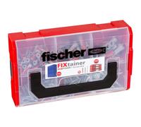 Fischer 536162 DUOPOWER Wallplug with Screws, Red/Grey/Metal