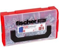 Fischer 536162 DUOPOWER Wallplug with Screws, Red/Grey/Metal