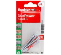 Fischer 537660 Blister Duopower, 6X50, Multicolor