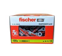 Fischer 538240 Duopower 6mmx50mm Box Of 100
