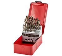 fischer 543330 Cobalt Drill Bits (25 Pieces), Grey, Set of Pieces