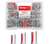 Fischer 544546 Duopower Universal Dowels Kit with Screw, Transparent