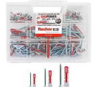 Fischer 544546 Duopower Universal Dowels Kit with Screw, Transparent
