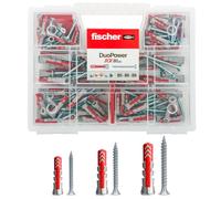 Fischer 544546 Duopower Universal Dowels Kit with Screw, Transparent