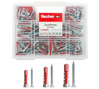 Fischer 544546 Duopower Universal Dowels Kit with Screw, Transparent