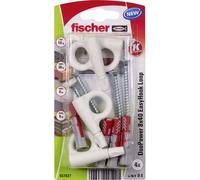 Fischer 557927 DuoPower EasyHook Set turns screws into versatile hooks