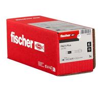 fischer 564602 Bolt Anchor Plus 20/30 gvz, Heavy Duty Anchor with High Load Capacity, Anchor Bolt for Fixings Heavy Loads and Steel Structures, Seismic & ETA Approval FAZ II, Silver