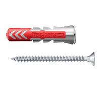 fischer DuoPower 8 x 40 in The BigBox, 450 Universal Dowels, Powerful 2-Component Dowels, Plastic Dowels for Mounting in Concrete, Bricks, Stone, Plasterboard Panels and Much More, Without Screws