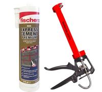 fischer 570964 Express Cement Sand 310ml and KPM 3 Applicator Gun Bundle