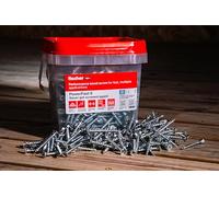 fischer 576969 FPF Power-Fast II 4.0 x 30mm Chipboard Wood Screws, Countersunk Head with Phillips, Fully Threaded, Blue Passivated, Box of 1,400