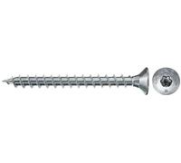 fischer PowerFast II CTF 3.0 x 20 Chipboard Screw (200 Pieces) Fully Threaded, Countersunk Screw with Inner Star, Screw for Woodworking, Reduces Screwing Resistance and Screwing Time