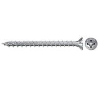 fischer 670287 FPF Power-Fast II 4.5 x 20mm Chipboard Wood Screws, Countersunk Head with Phillips, Fully Threaded, Galvanised Blue Passivated, Box of 200