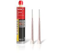 Fischer 71778 Dowel Chemical Injection Resin Hybrid, Anchor Bi-Component Hybrid for fessurato Concrete and Masonry, Grey