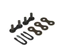 FISCHER 85242 Adult Chain Clasp Links 1/2 x 1/8 2X, Black, 12.7 x 3.2 mm