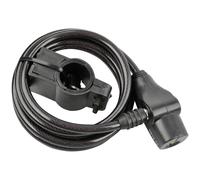 Fischer Spiral Lock Length 180 cm Diameter 8 mm, unisex_adult, Spiral Lock Length 180 cm Diameter 8 mm, 85849, Black, 180