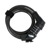 Fischer 85873 Cable Lock with Number Roller, Length: 60 cm, Black