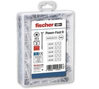fischer 96329 Pack Assorted Screws FPFII MISTERBOX 558779, Grey, 220 uds
