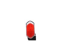 Fischer Bicycle LED Rear Light for Mudguard and Strut Attachment | Integrated Reflector | StVZO Approved | Red