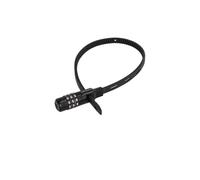 Fischer Bicycle Lock Cable Tie Lock Special Combination Lock for Bike Helmet or Skiing Black Length 53 cm