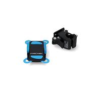 Fischer Bicycle Phone Holder 360 Degree Rotation with Non-Slip Silicone Straps for Smartphones Max Width 10cm