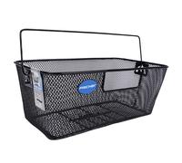 Fischer Bike - Basket Bicycle Luggage Rack Rear Metal Closed-Meshed Shopping