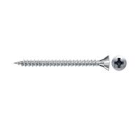 fischer Chipboard Screw 4.0 x 40 Countersunk Head Blue-Galvanised Full Thread Phillips PZ