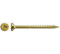 fischer Chipboard Screw 6.0 x 100 Countersunk Head Yellow-Galvanised Partial Thread Phillips PZ