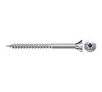 fischer ClassicFast II 4.0 x 30 Blue Zinc Plated Chipboard Screw with Countersunk Head, Inner Star TX and Partial Thread, for Universal Use in All Wood Building Materials, Pack of 1000