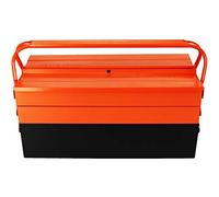 Fischer Darex - Metal tool box - rigid steel body - Payload 25 kg - Steel hinges - 5 compartments