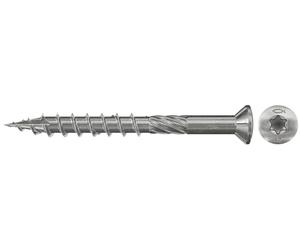 fischer Decking Screws 5.0 x 60 Countersunk Head Partially Threaded Stainless Steel A2 Inner Star Torx Drive for Screwing Patio Planking on Wooden Substructures Pack of 150